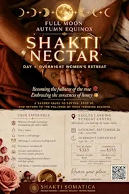 Shakti Nectar :  Full Moon Autumn Equinox Day Retreat