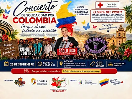 Concierto de solidaridad por Colombia