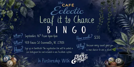 Leaf it to Chance BINGO