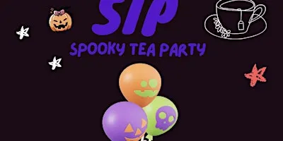 Sip and paint spooky tea party