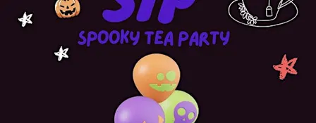 Sip and paint spooky tea party