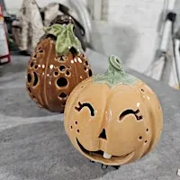 Ceramic Pumpkin Carving