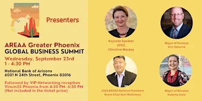 Global Business Summit 2026 - AREAA Greater Phoenix