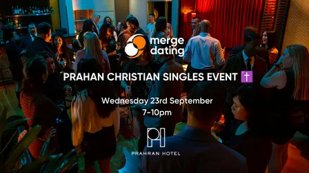 Prahan Christian Singles Event | Prahan Hotel | Wednesday 23rd September