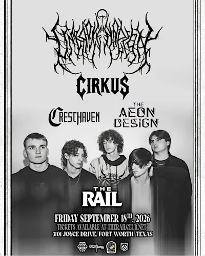 Unbroken Reign, Cirkus and more at The Rail