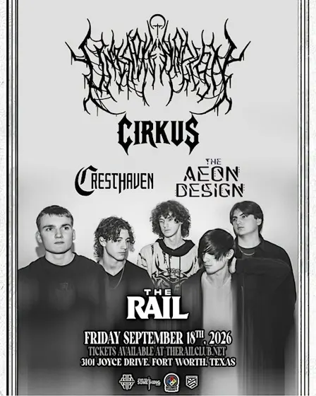 Unbroken Reign, Cirkus and more at The Rail