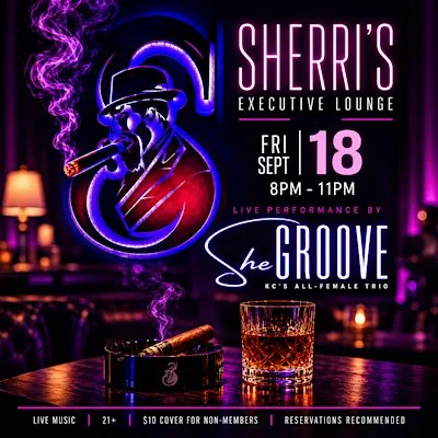 She Groove, live music at Sherri's Executive Lounge | Friday Sept. 18th