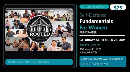 Women's Self-Defense Fundamentals Fundraiser
