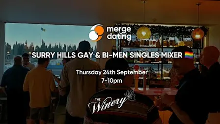 Surry Hills | Gay & Bi-Men Singles Mixer | The Winery | 24th September