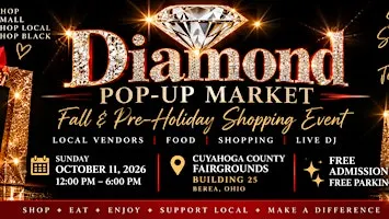 Diamond Pop Up Market – Fall & Pre-Holiday Shopping Event
