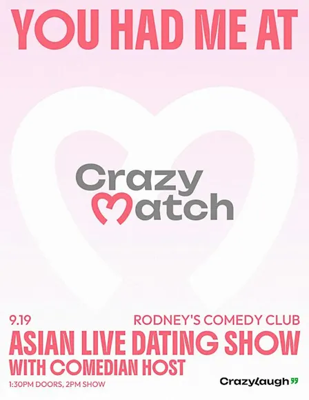 CrazyMatch❤️ Live Asian Dating Show with Super Surprise Guest Host!!!