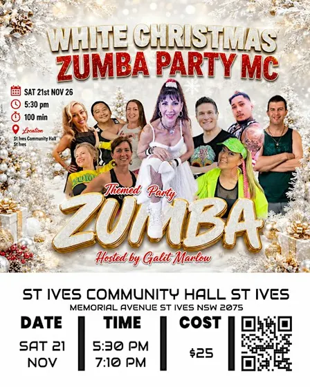 WHITE CHRISTMAS ZUMBA DANCE PARTY MC