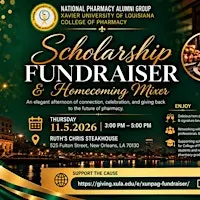 XUNPAG Homecoming Scholarship Fundraiser