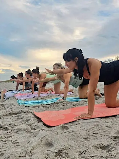 YTJ Yoga on the Beach