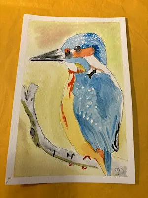 Paint a Bird with Watercolour and Ink Workshop