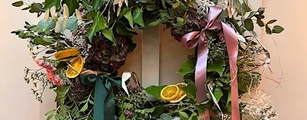 Botanical Christmas Wreath Making