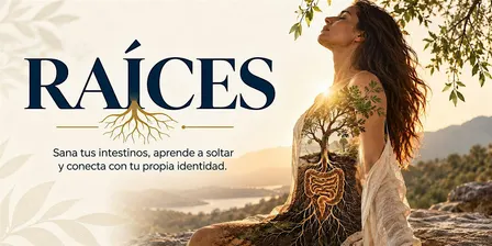 RAÍCES · Sana tus intestinos, aprende a soltar y conecta con tu alma