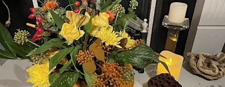 Autumn Floral Pumpkin Workshop at Seagull Trust Bookshop
