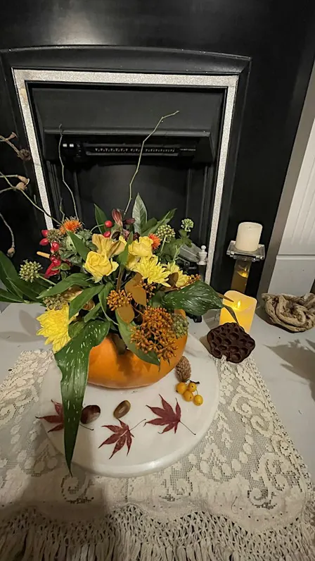 Autumn Floral Pumpkin Workshop at Seagull Trust Bookshop