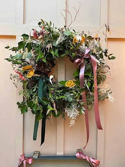 Botanical Christmas Wreath Making