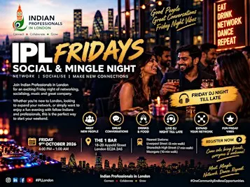 IPL Fridays – Social & Mingle Night ✨
