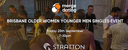 Brisbane | Older Women Younger Men Singles  | Stratton Bar | 25th September