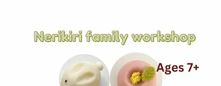 School holiday family workshop【Japanese confectionery 'Nerikiri' 】
