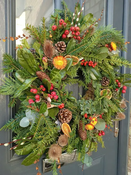 Christmas wreath workshop