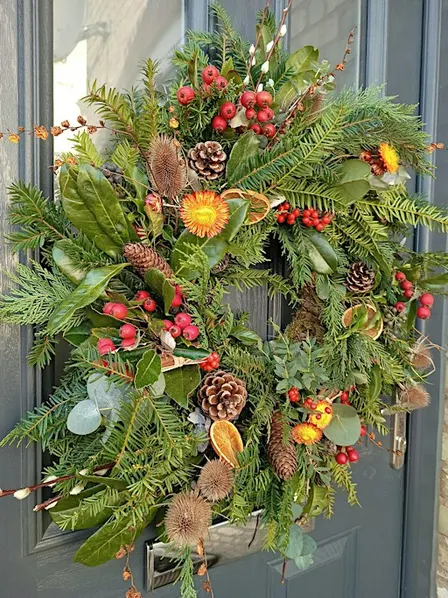 Christmas wreath workshop