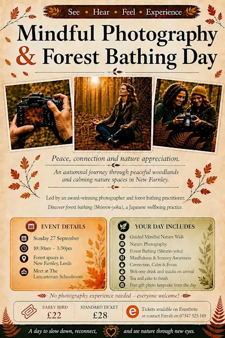 Nature Photography & Forest Bathing Day