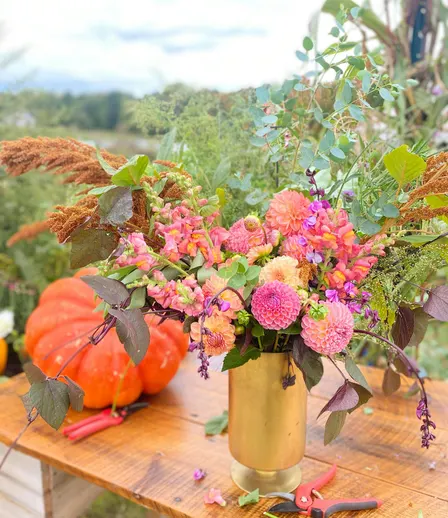 Pumpkins & Petals: Fall Floral Centerpiece Workshop