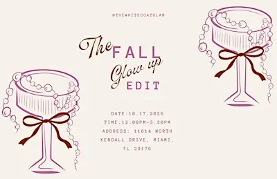 The Fall Glow Up Edit Event