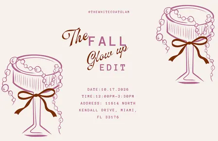 The Fall Glow Up Edit Event