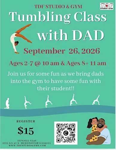 Tumbling with dad