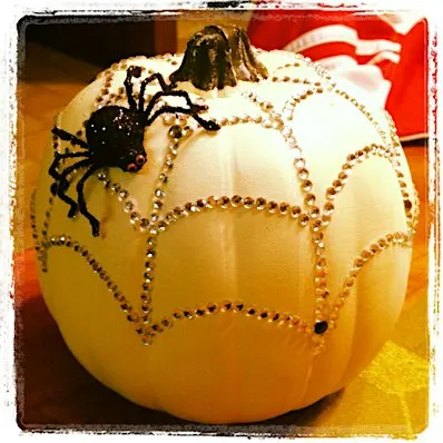 Bedazzle your pumpkin