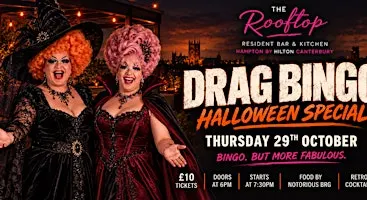 Notorious BRG Presents Halloween DRAG BINGO @ The Rooftop