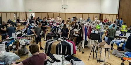 Clothing Giveaway and Free Store