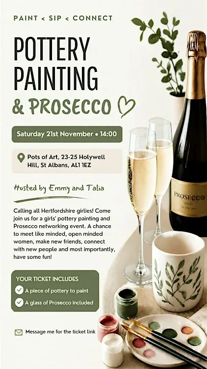 Pottery and Prosecco