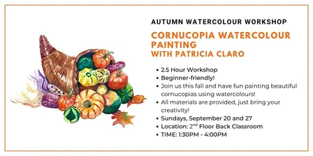 Autumn Watercolour Workshop: Cornucopia Watercolour Painting