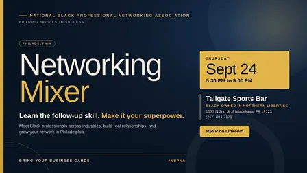 National Black Professional Networking Association (NPBNA) Networking Mixer