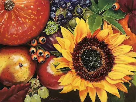 Fall Still Life in Pastels