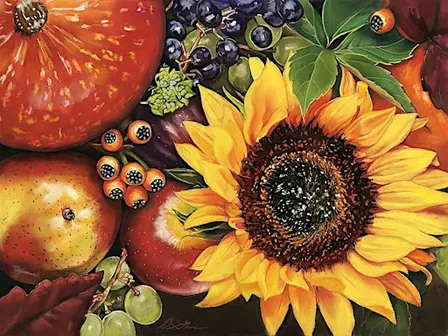 Fall Still Life in Pastels