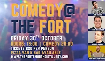 Comedy @ The Fort with Paul McCaffrey, Jen Brister & Michael Fabbri