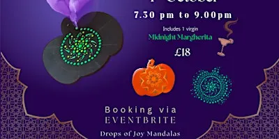 Mandala Pumpkin Painting -The Black Horse