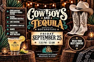 Cowboys and Tequila 9.25.26 at Agave Maria