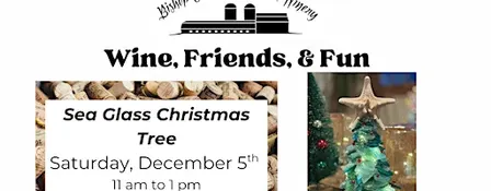 Wine, Friends, & Fun: Sea Glass Christmas Tree