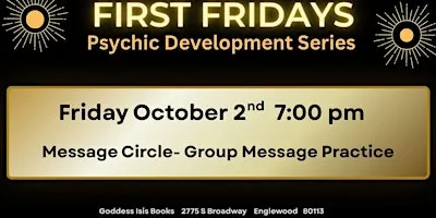 Message Circle Group Reading Practice- First Fridays