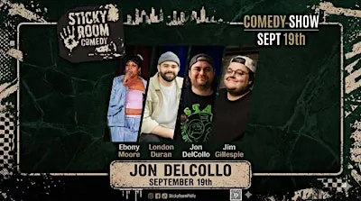 Sticky Room Comedy sept 19th