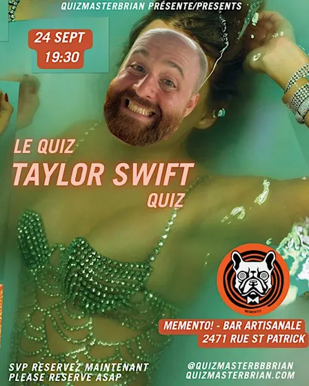 The Taylor Swift Quiz with Quiz Master Brian