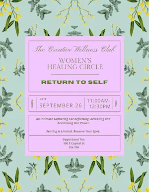 Creative Wellness Women’s Healing Circle